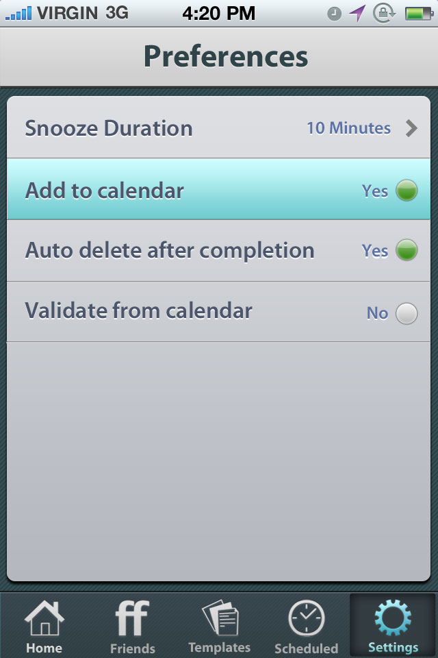 iPhone Screenshot 1